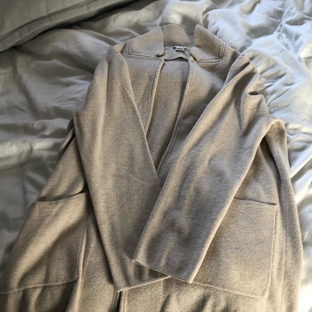 J. Crew Tan Cardigan.